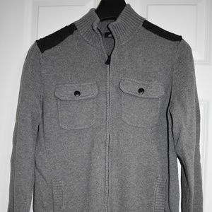 Apt 9 Grey Zip Up Sweater